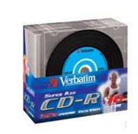 Verbatim CD-R 700MB 48xspd Slim Case (43347)